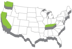 Green Dot National Map