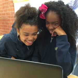 Students using Chromebooks