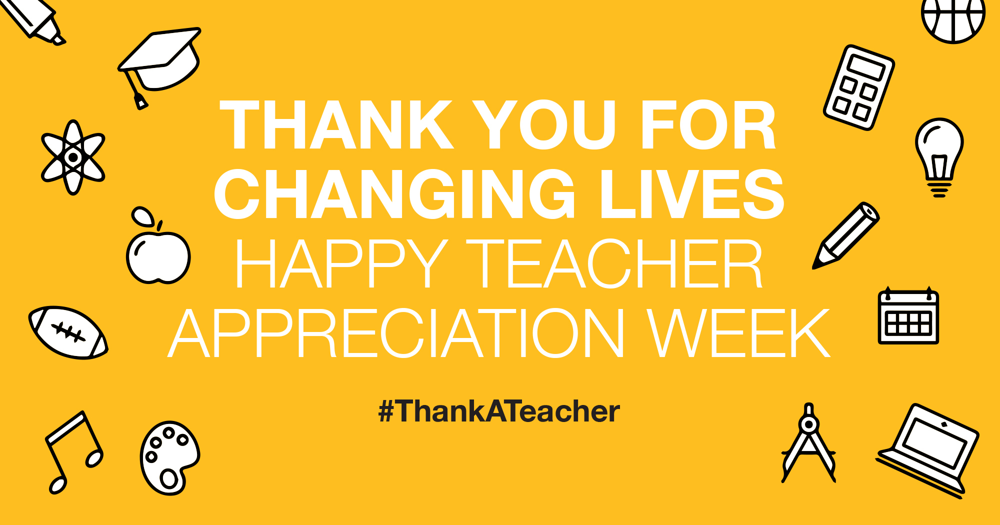 NAT.Teacher Appreciation Week. Social Media Graphics